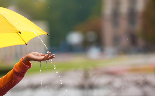 下雨天记得带伞哦！不要让雨打湿了您的身体和心情，金典装饰祝您雨天愉快！